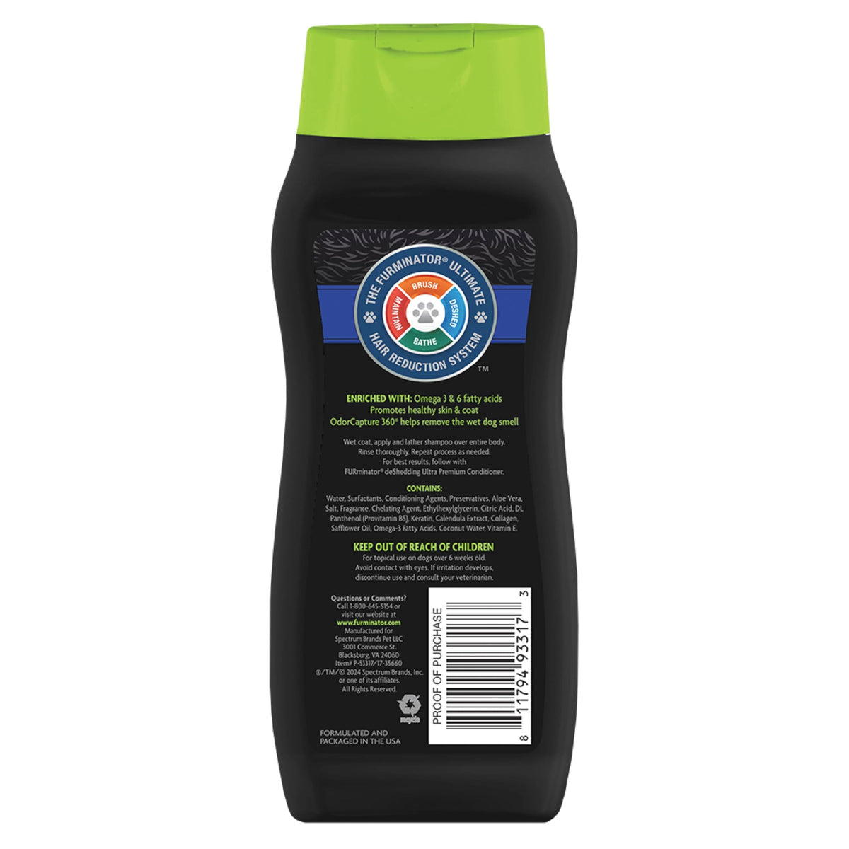 16 oz Dog deShedding Shampoo P230335