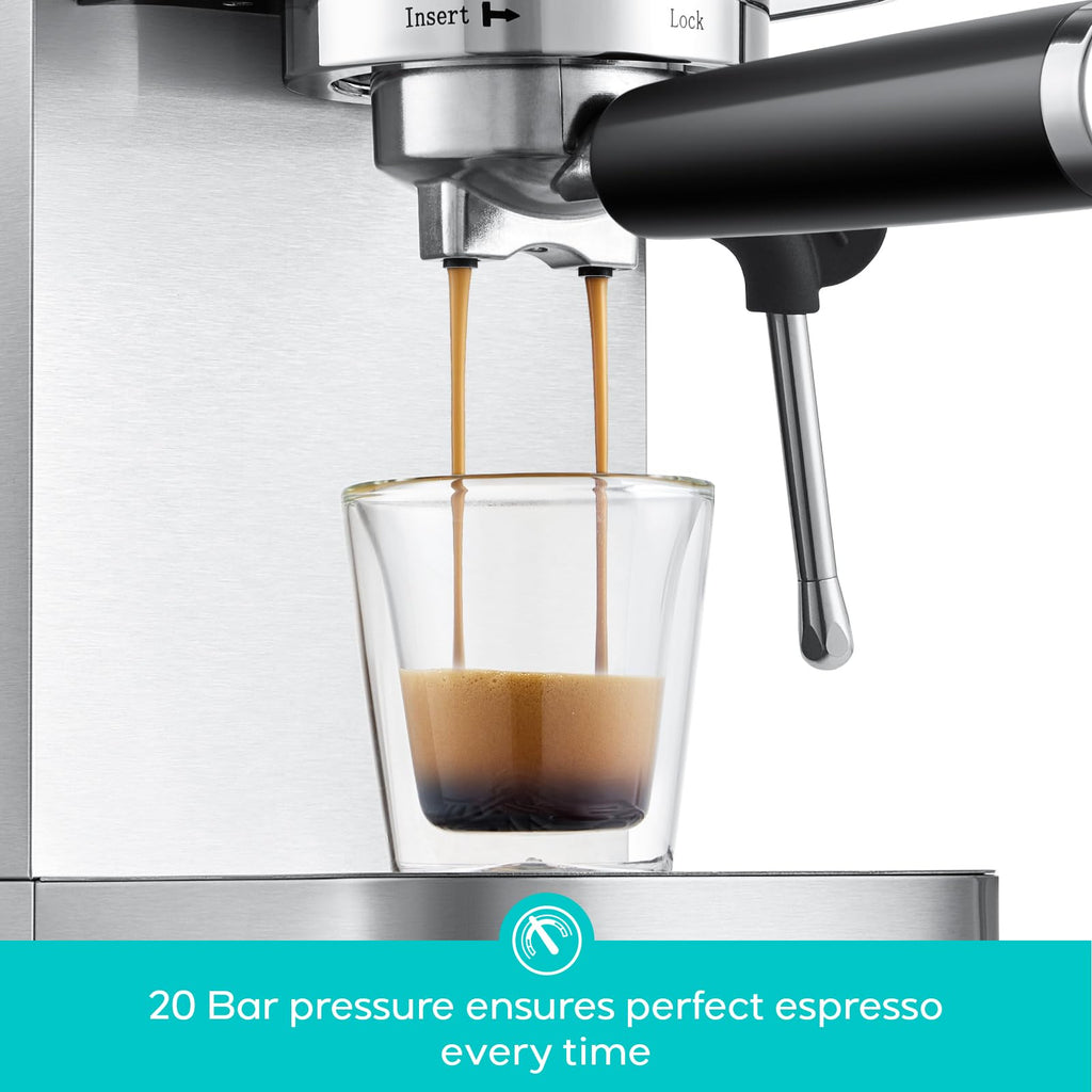 Stainless Steel Espresso Machine with Steam Wand U5482