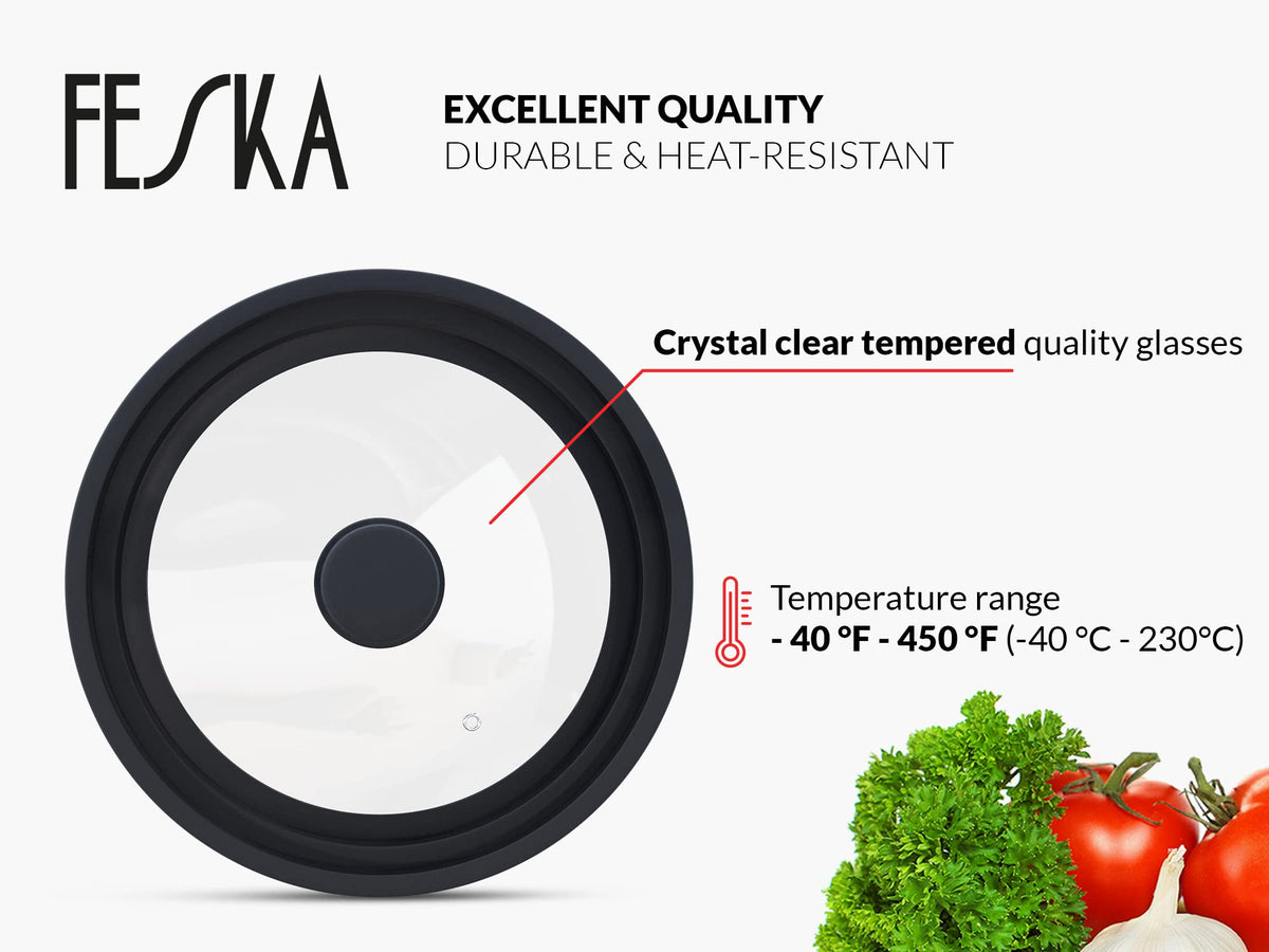 Universal Pot Lid with Lid Holder & Felt Protector B585611