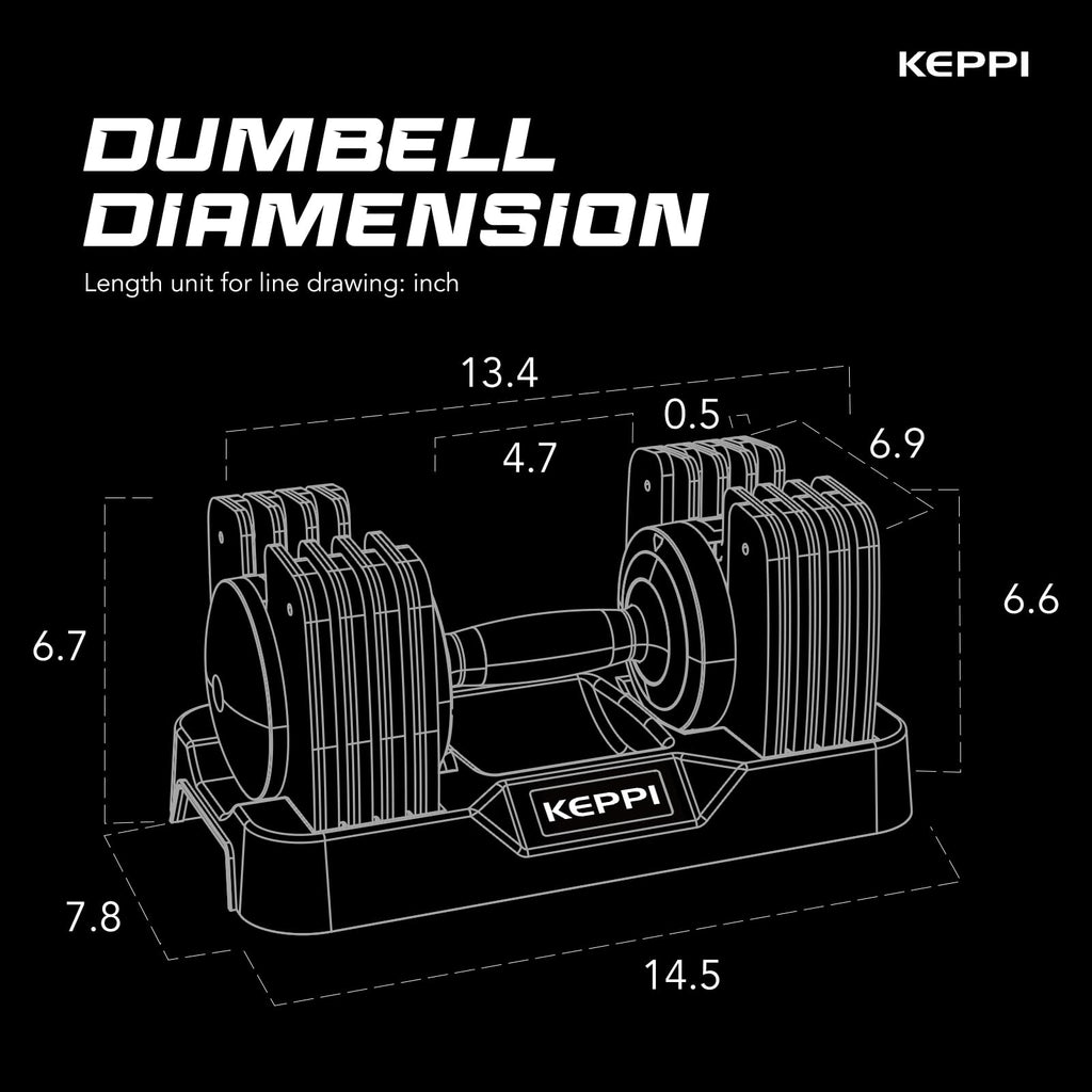 Adjustable Dumbbells Set of 2 U612148