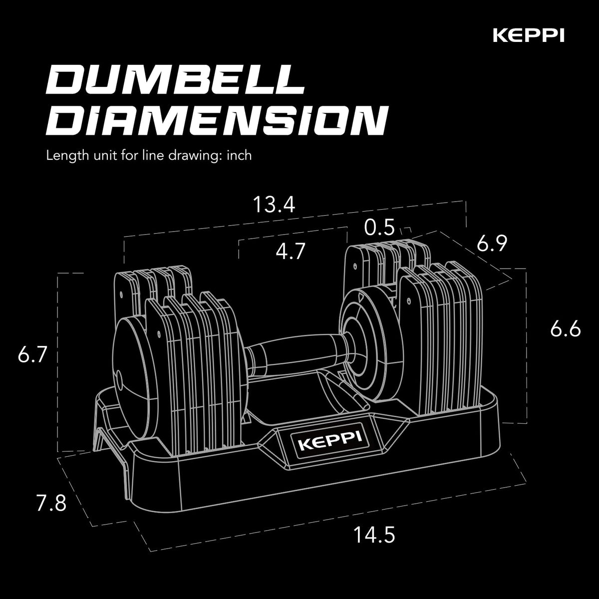 Adjustable Dumbbells Set of 2 U612148