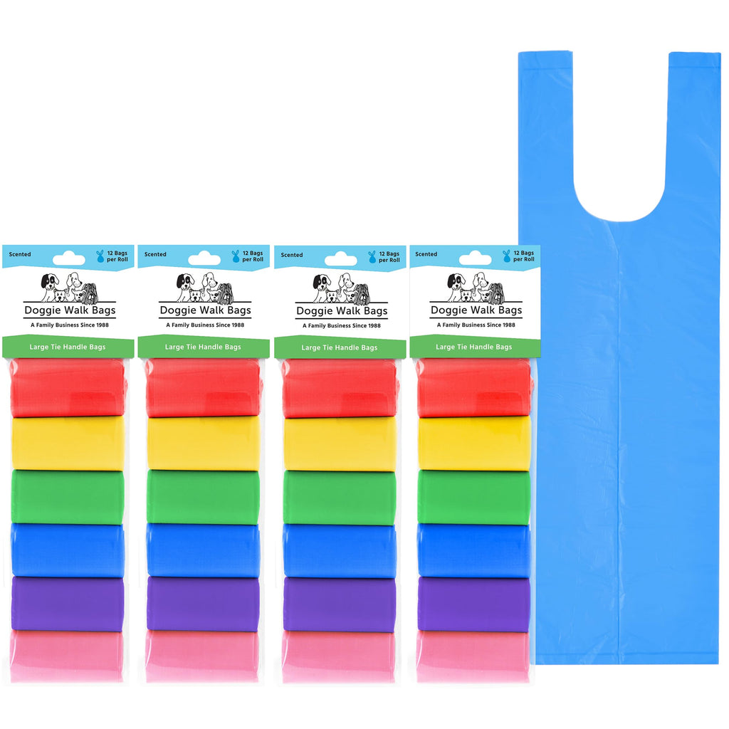 Rainbow 288 Bags Dog Waste Bags E64877