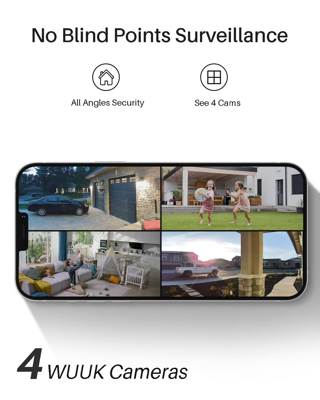 Solar Security Cameras Wireless Outdoor 2K U27700