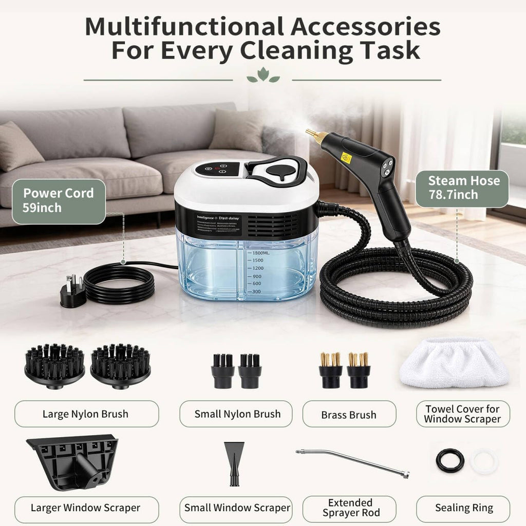 1.8L Pressurized Steam Cleaner P68514