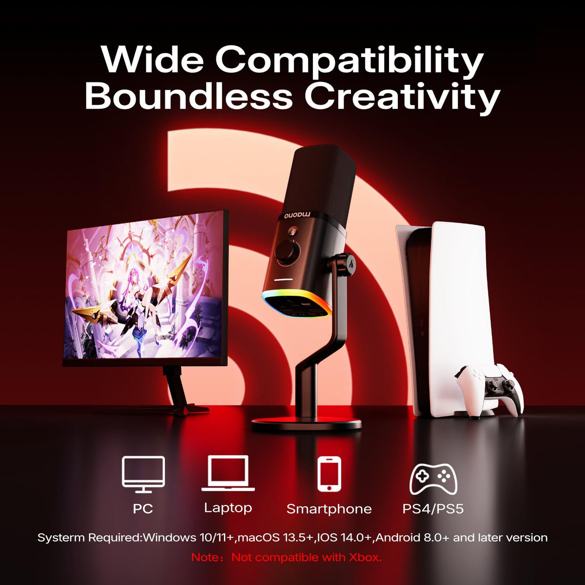 Wireless Dynamic Gaming Microphone Z352