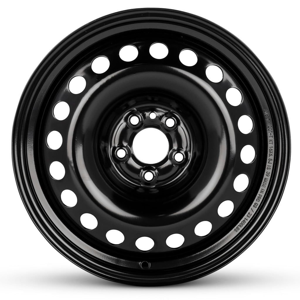 16 Inch Painted Black Car Wheel E307