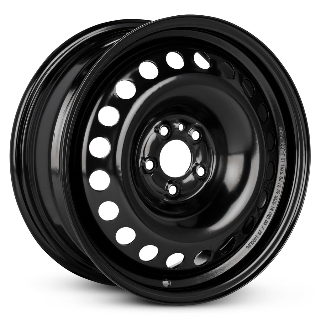16 Inch Painted Black Car Wheel E307
