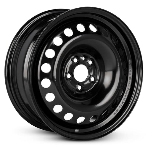 16 Inch Painted Black Car Wheel E307