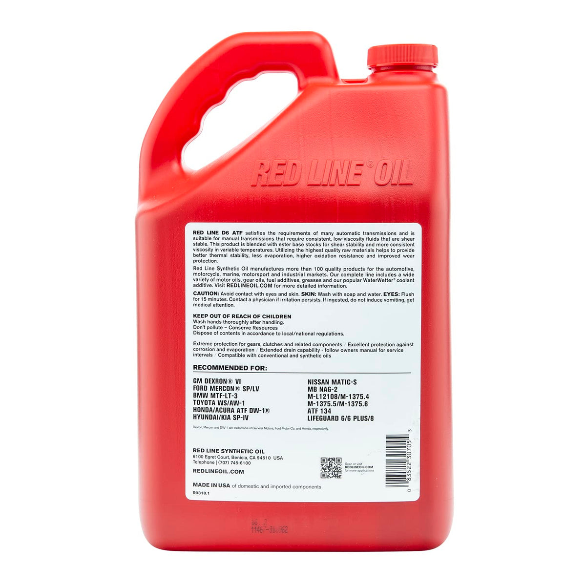 Full Synthetic Automatic Transmission Fluid 1 Gallon M38683