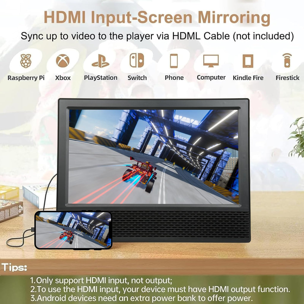 14 inch Portable ATSC Digital TV with Antenna and Remote Control D456