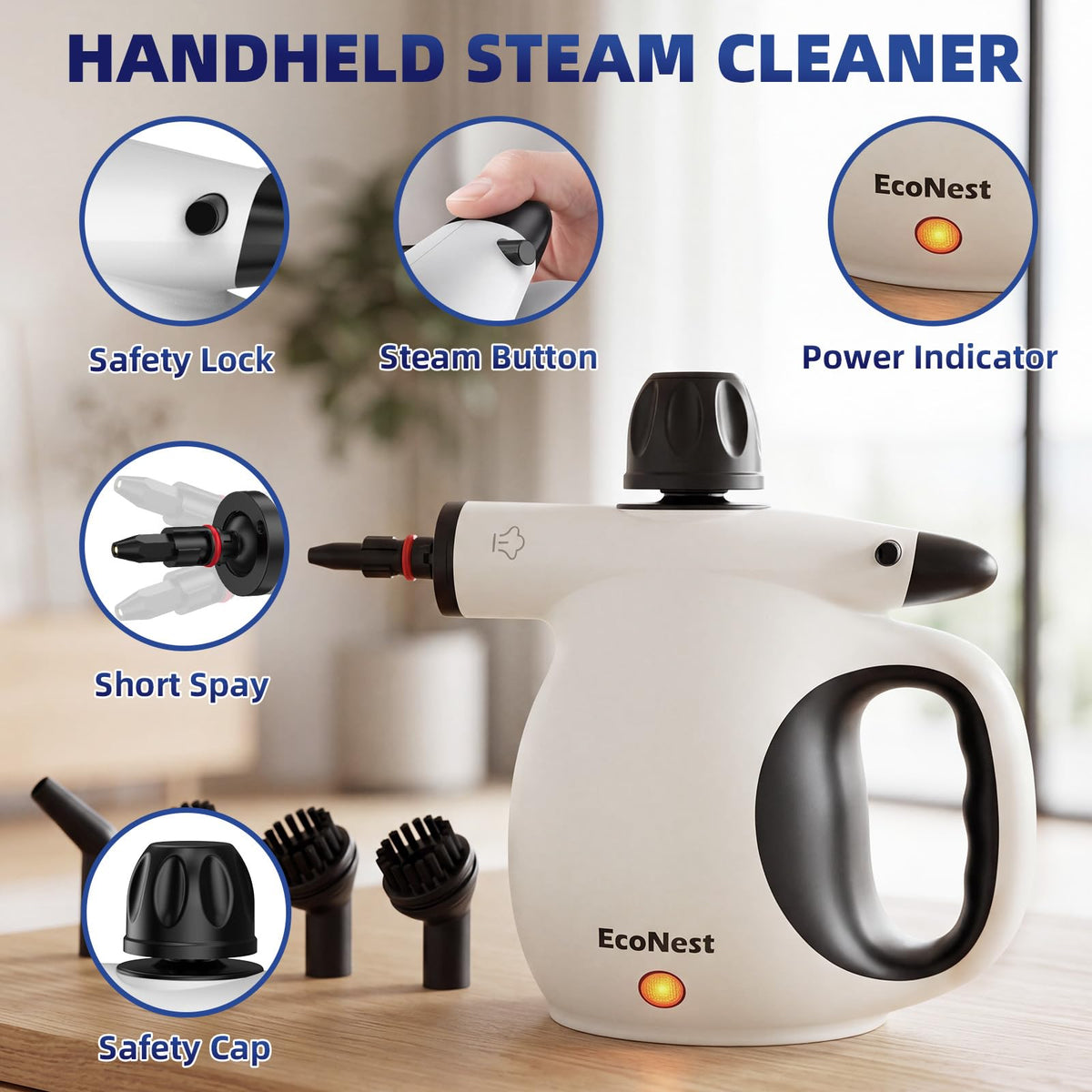 Handheld Steam Cleaner with 11PCS Accessories Z16031