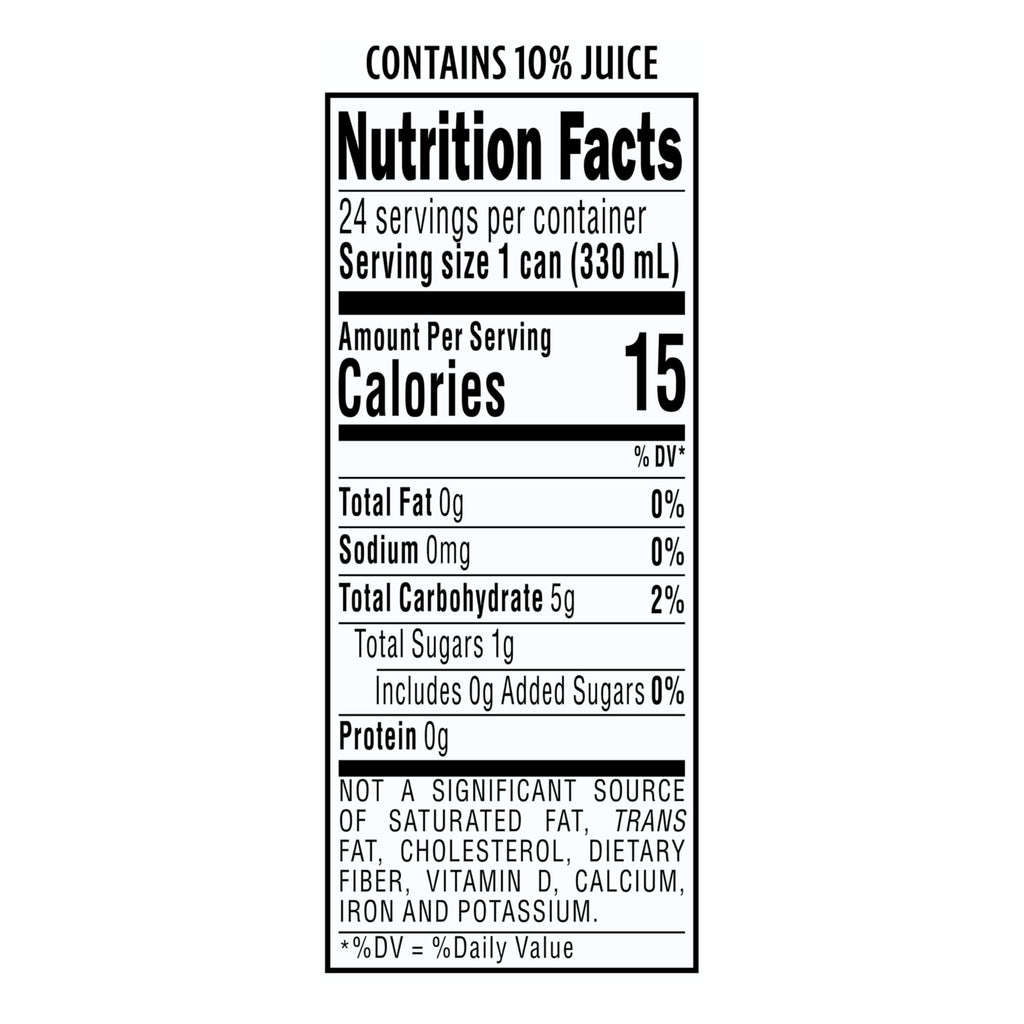 Italian Sparkling Lemonade 24 Pack of 11.15 Fl Oz Cans D833