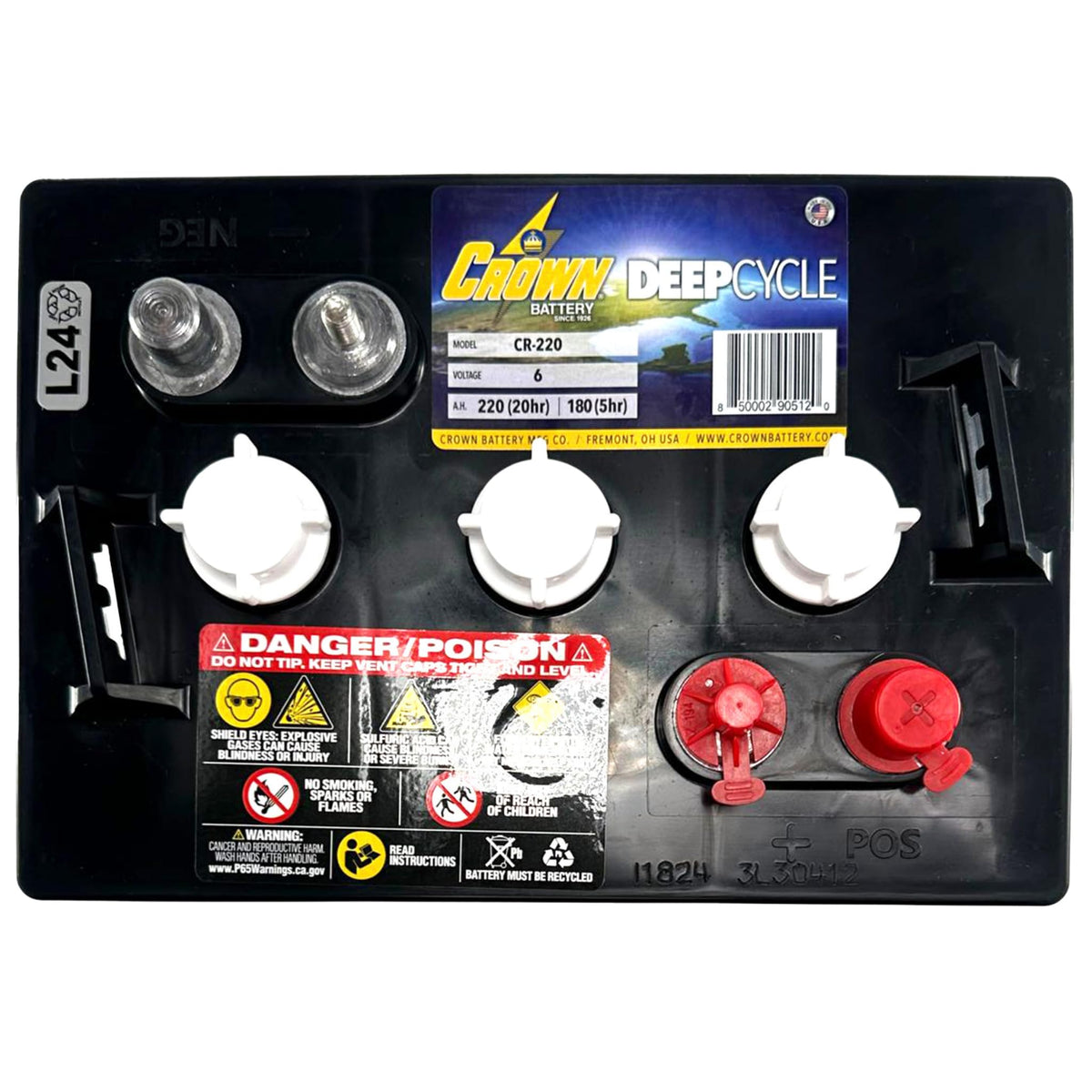 6V 220Ah Deep-Cycle Battery Set of 4 V530745