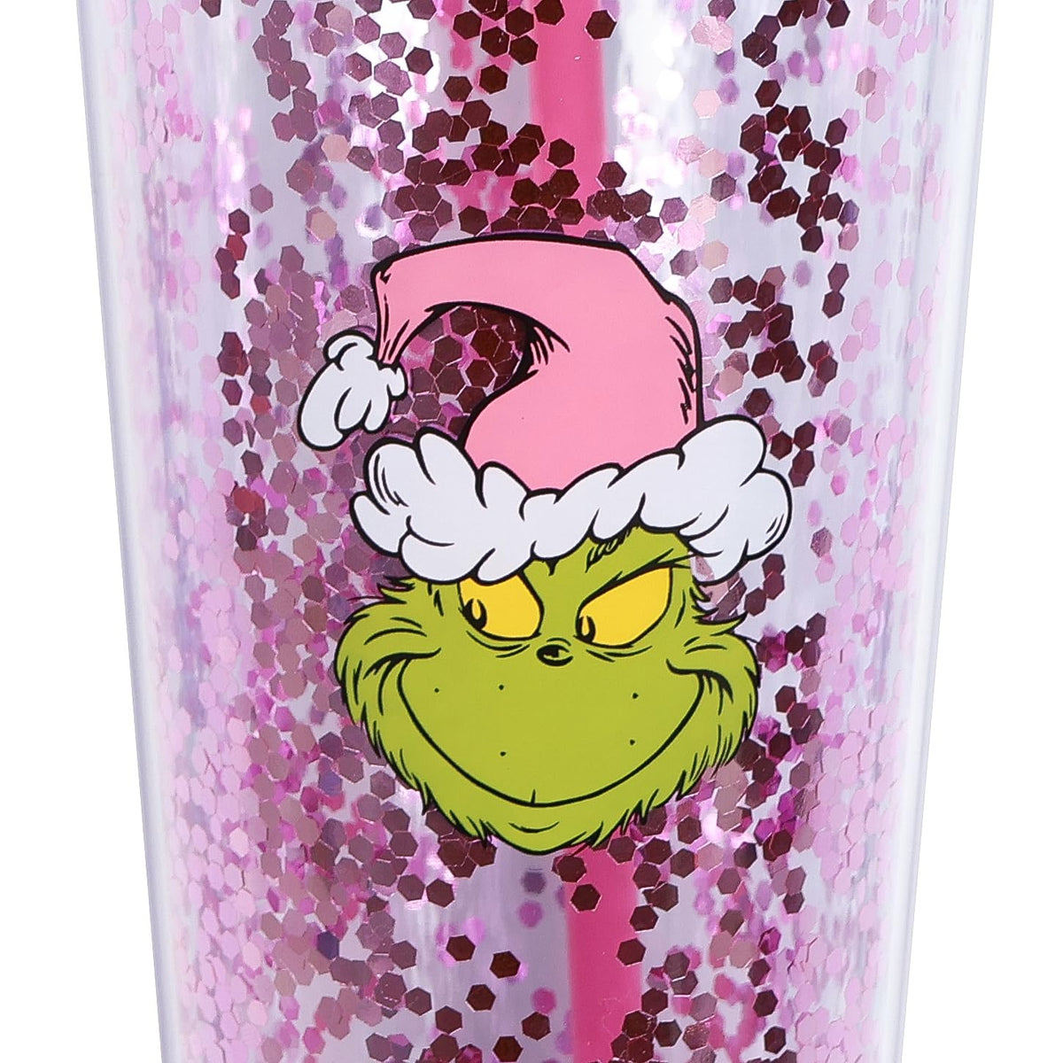 Pink 22 oz Insulated Tumbler with Straw D9318