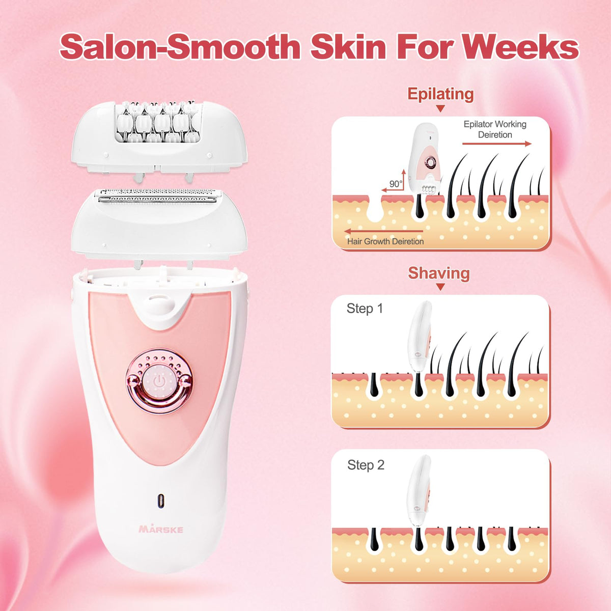 2 in 1 Epilator F165093