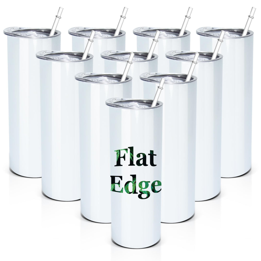 10pcs 20oz Sublimation Tumblers Stainless Steel Blanks Cups H89814