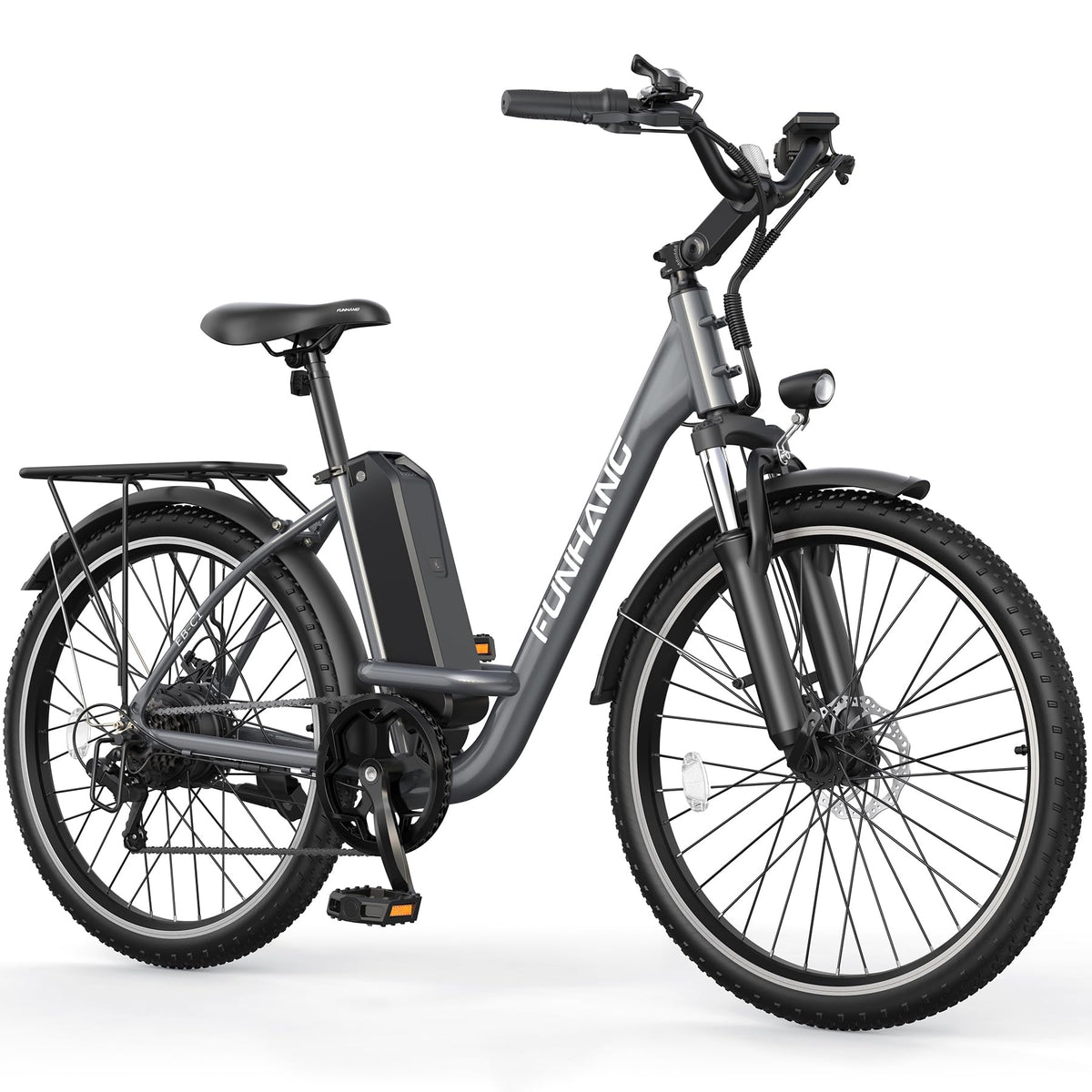 26" 1000W Electric Bike with 48V Battery, 7-Speed R89290