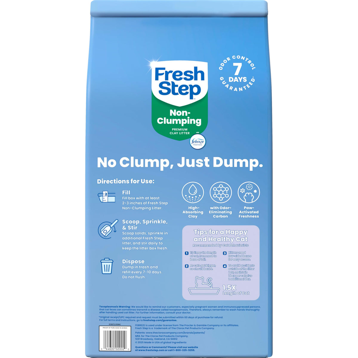 Non-Clumping Cat Litter with Odor Control, 14 lb. Bag S102