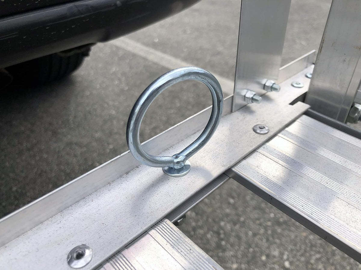 Aluminum Hitch Mount Wheelchair Carrier with 47" Ramp B645