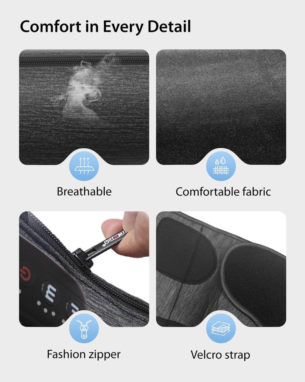 Cordless Calf Massager with 3 Intensities 3 Modes D860582