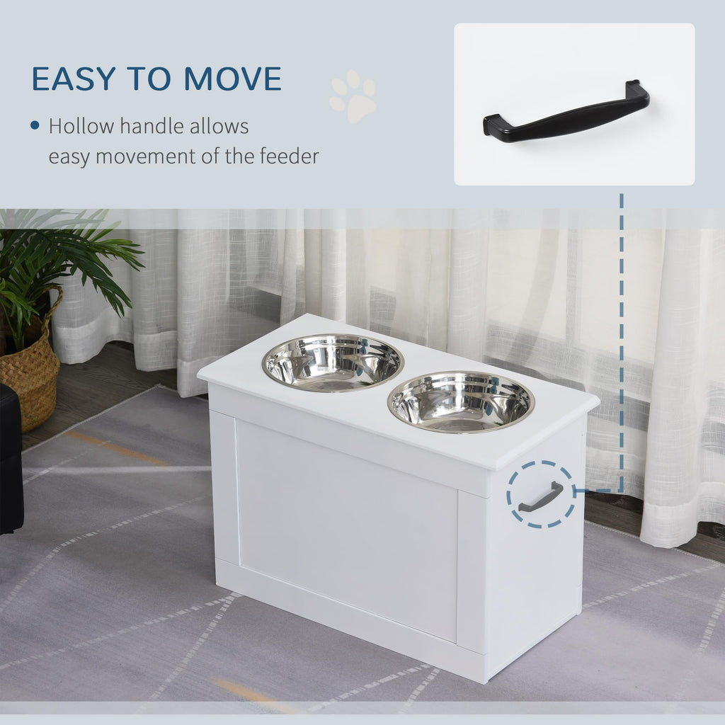 Raised Pet Feeding Storage Station N2840
