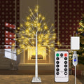4FT LED Birch Tree with 96 Lights U649052