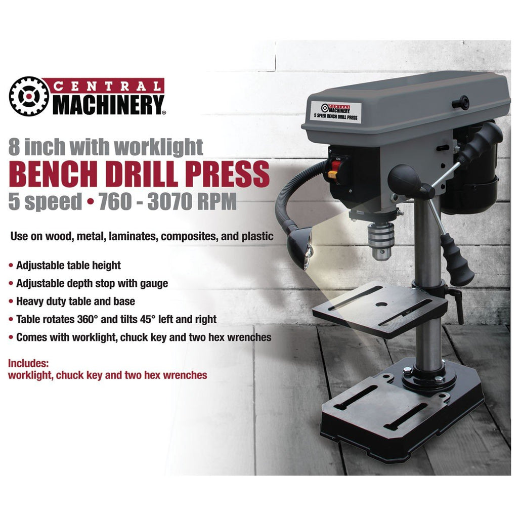 8" Bench Mount Drill Press X9071