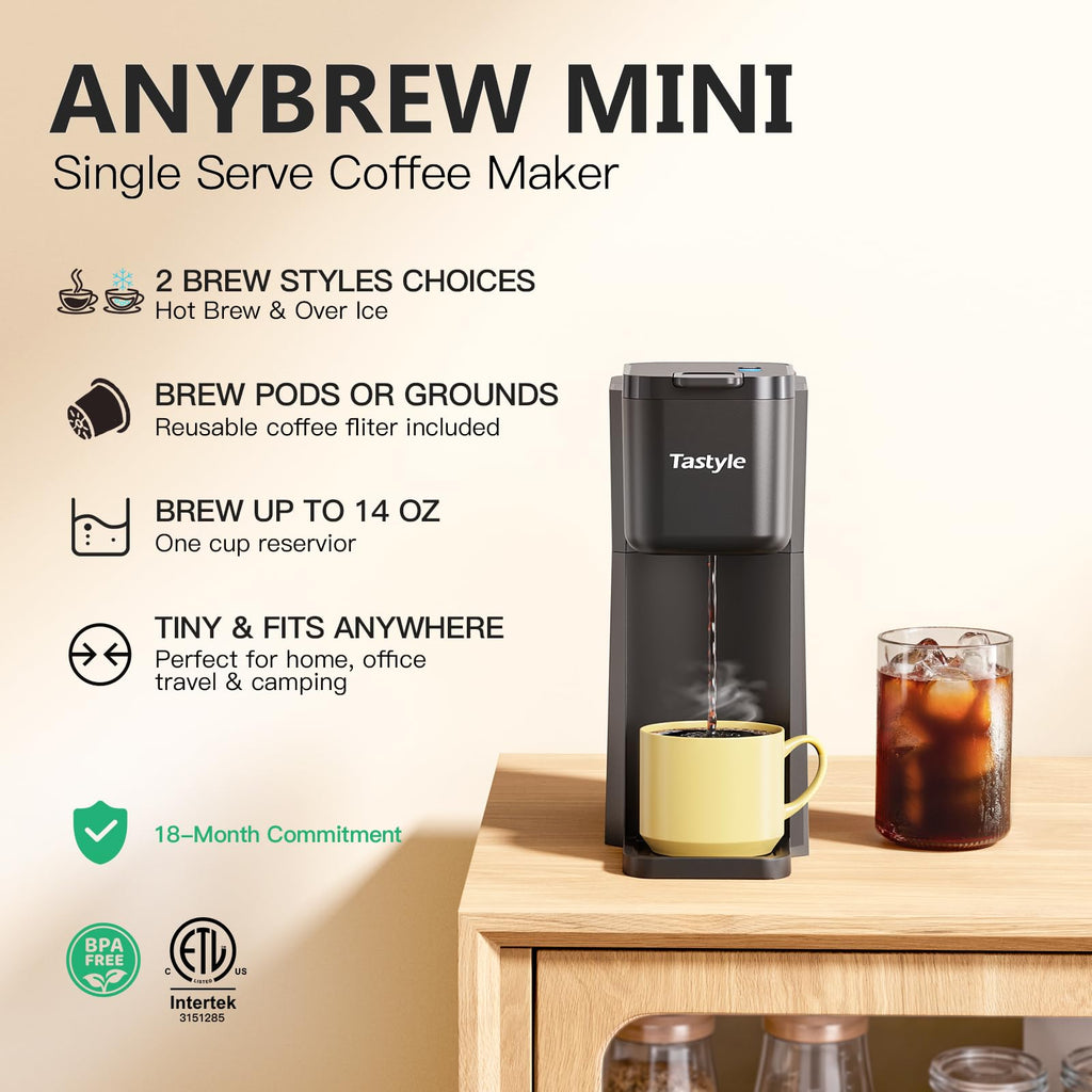 Mini Single Serve Hot and Iced Coffee Maker Z9200