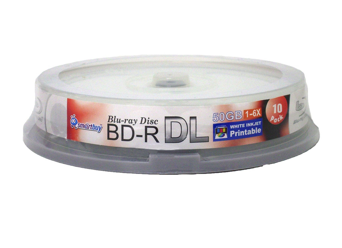 40-disc 50gb 6X Bd-r Dl White Inkjet Hub Printable Blank Disc N59351
