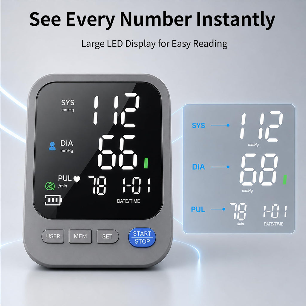 Blood Pressure Monitor with Wide Cuff B66061