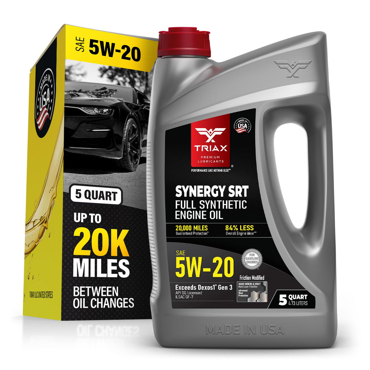 5W-20 Full Synthetic Engine Oil 5 Quart V817