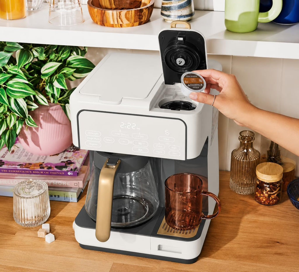 Multi-Brew Coffee Maker 12-cup Carafe Single-Serve White G44064