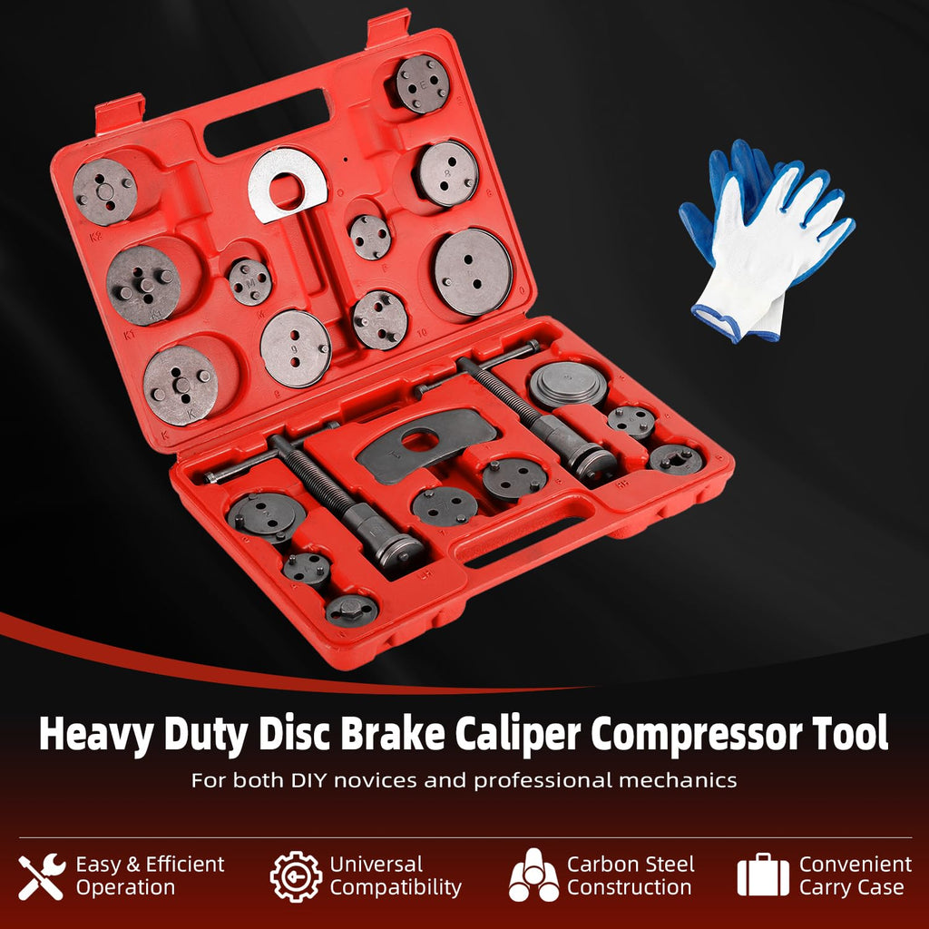 Disc Brake Caliper Compressor Wind Back Tool 24pc L886