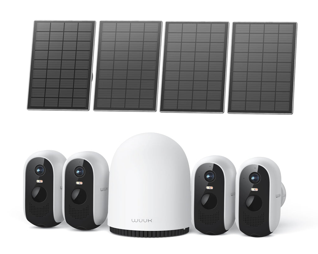 Solar Security Cameras Wireless Outdoor 2K U27700
