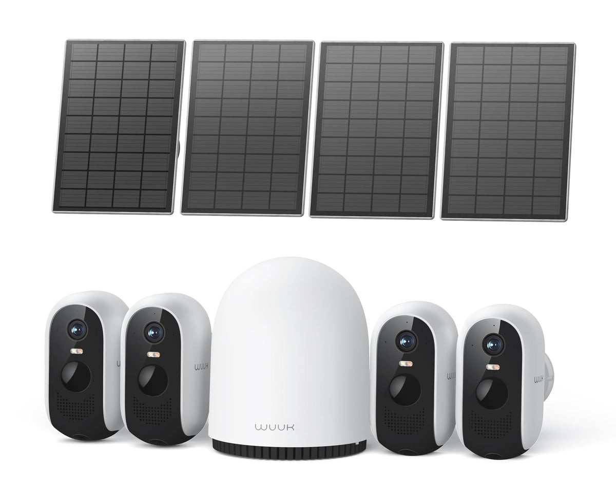 Solar Security Cameras Wireless Outdoor 2K U27700