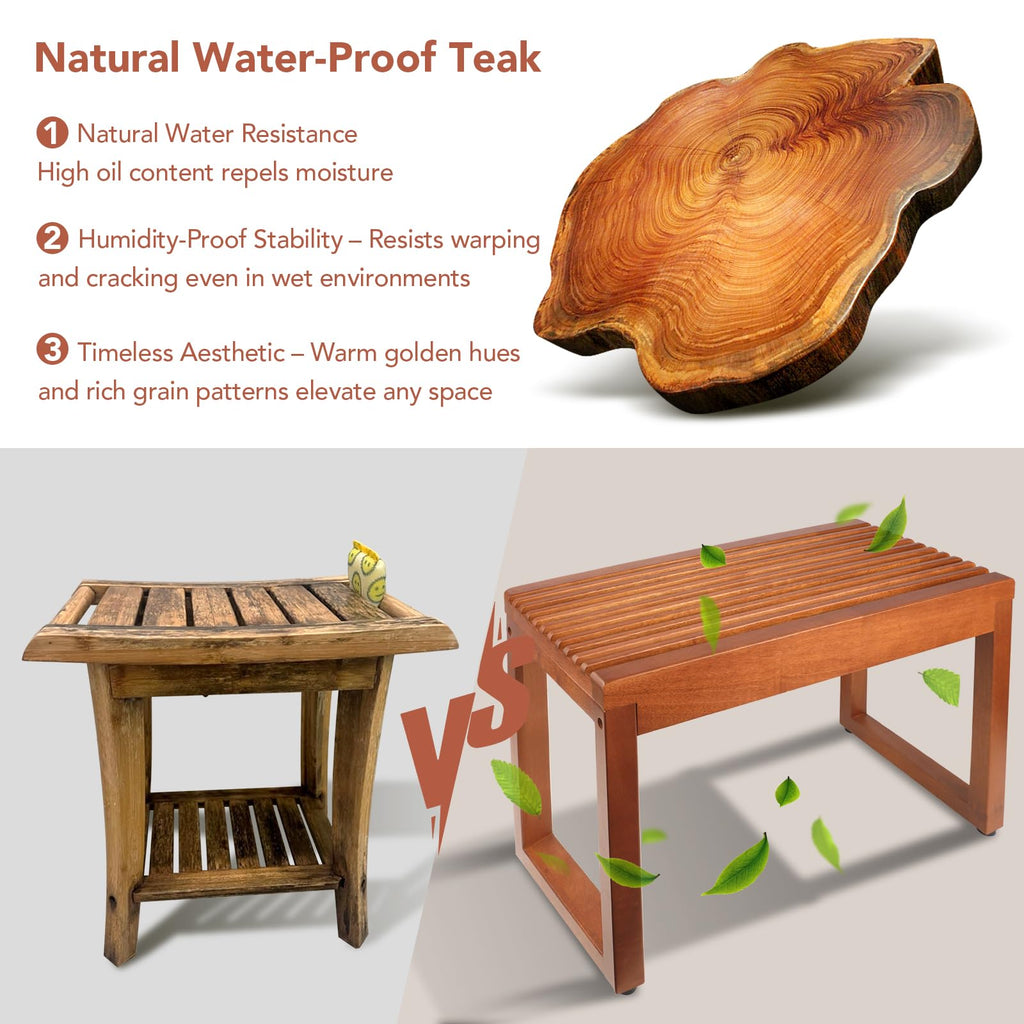 Teak Shower Bench X479