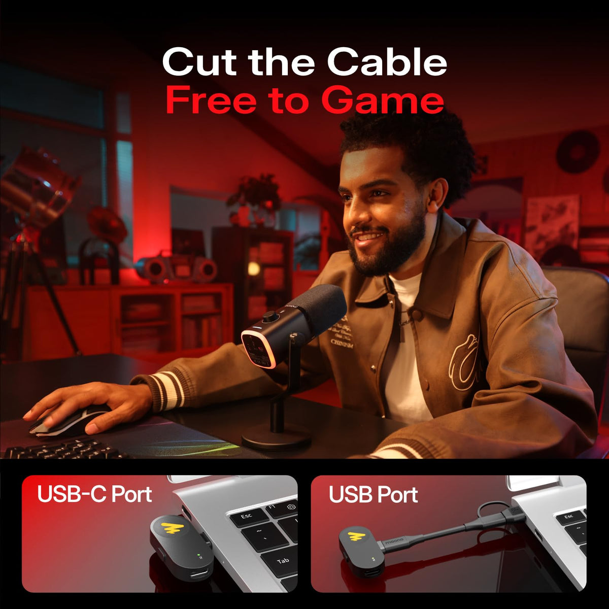 Wireless Dynamic Gaming Microphone Z352