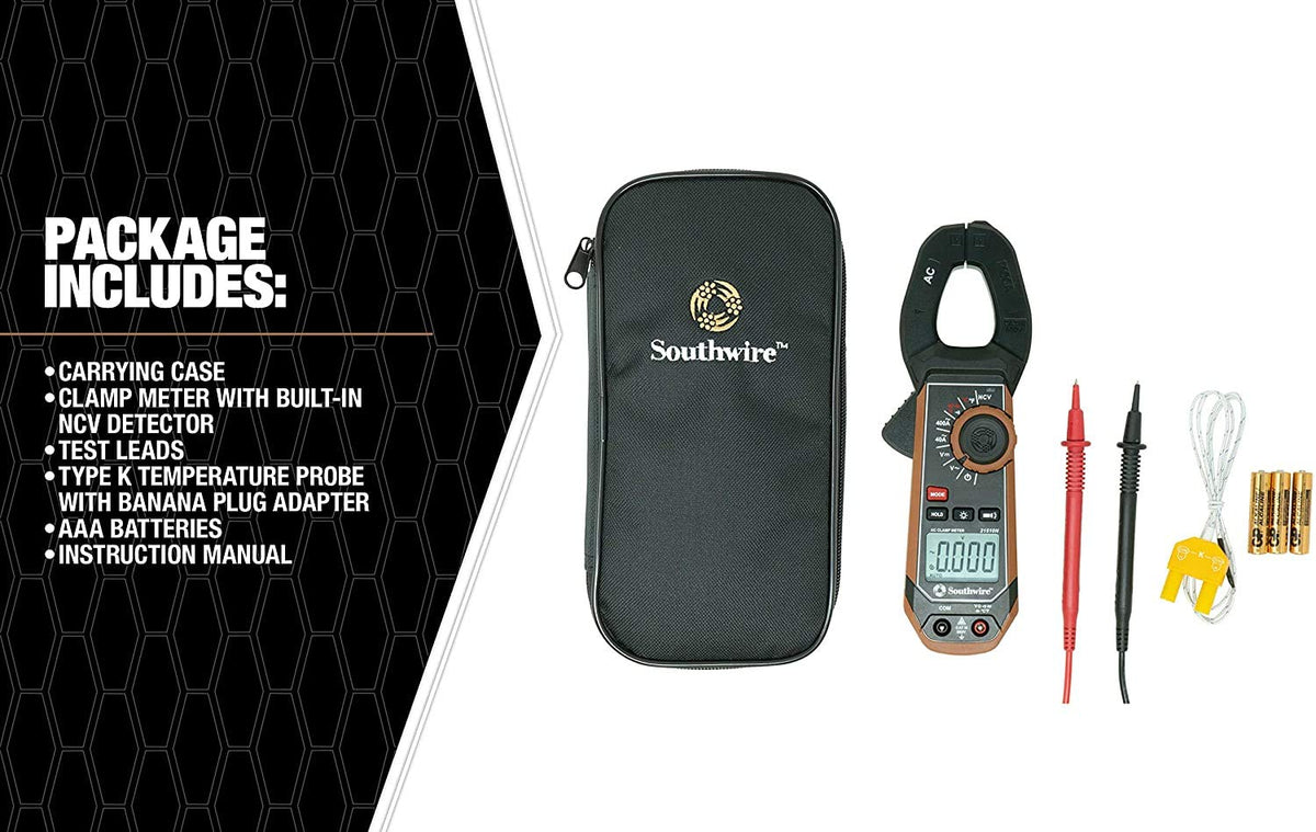 400A AC Clamp Meter with Voltage Tester F746