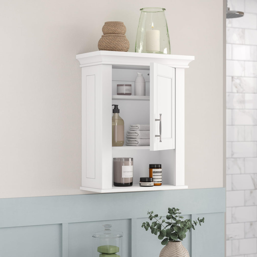 White Wall Mount Medicine Cabinet Z935