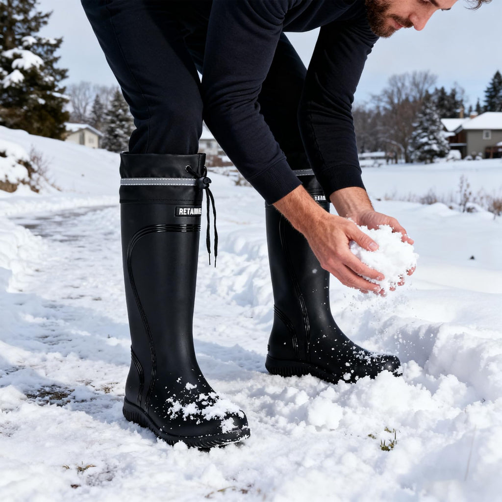 Waterproof Knee High Rubber Rain Boots T990062
