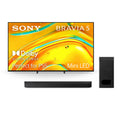 55-Inch 4K Mini LED Smart TV & 3.1.2ch Soundbar with Wireless Subwoofer Bundle S555226