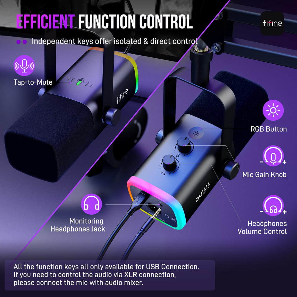 Dynamic XLR/USB Gaming Microphone Set F449