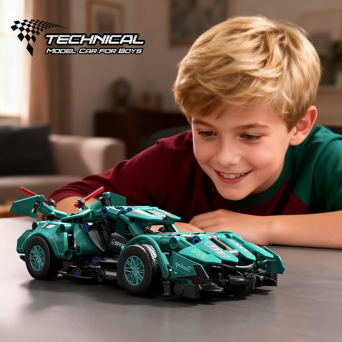 Building Toys 1:18 Sports Car Building Block Set V94434