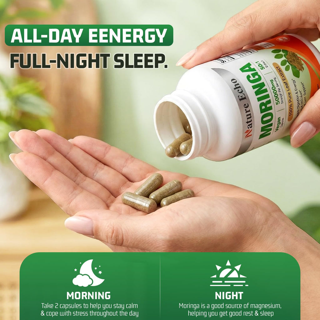 Moringa Capsules 1000mg 60 Count Z4953