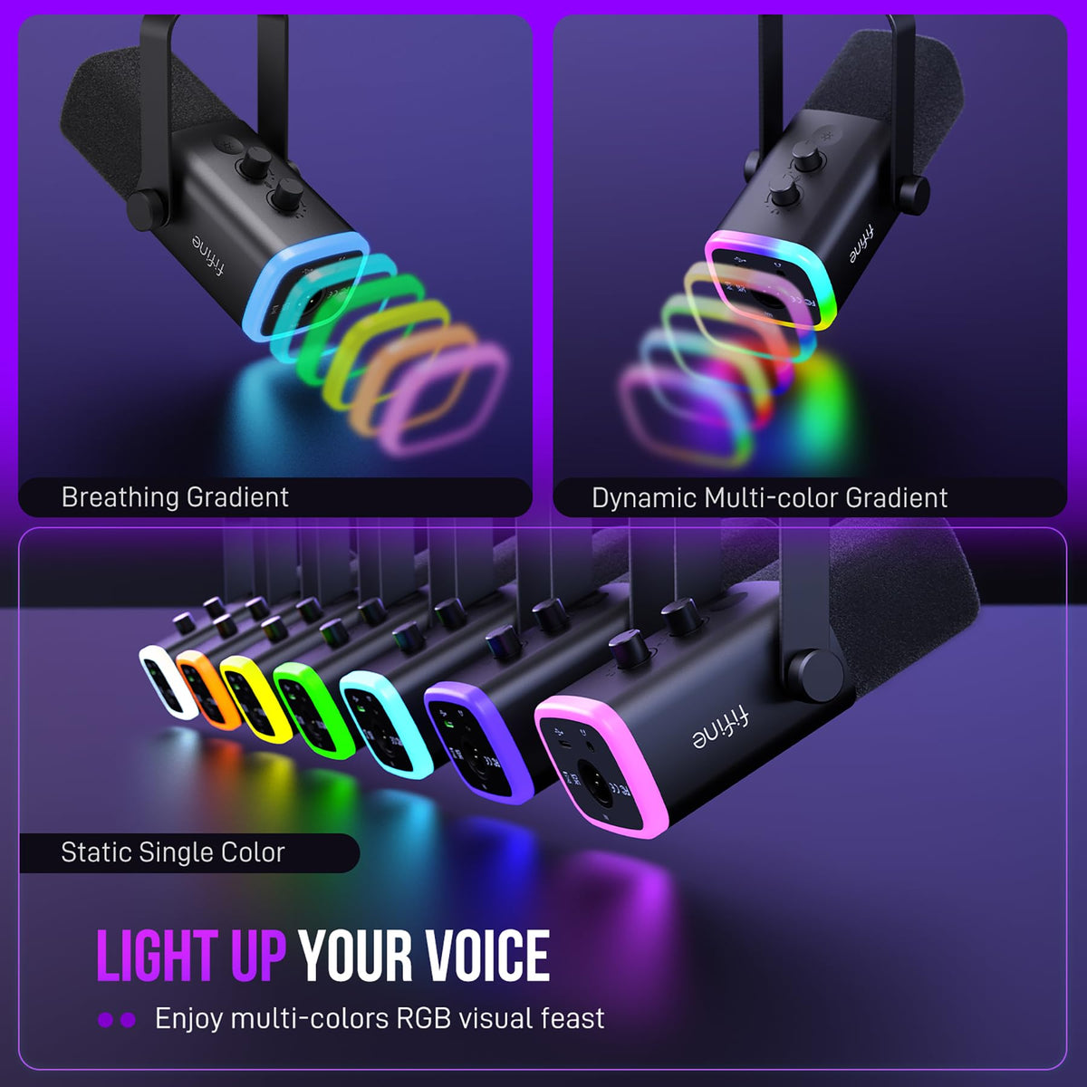 Dynamic XLR/USB Gaming Microphone Set F449