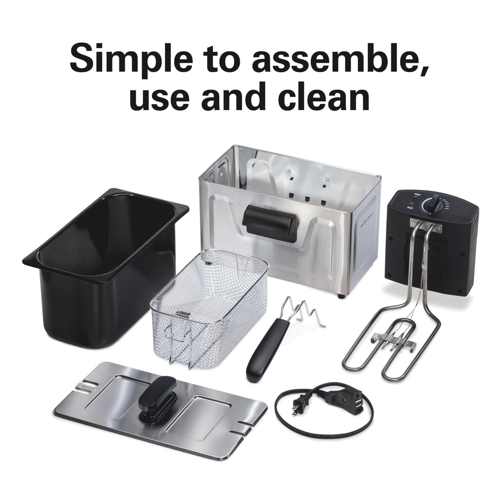 3 Liter Electric Deep Fryer With Basket H5310