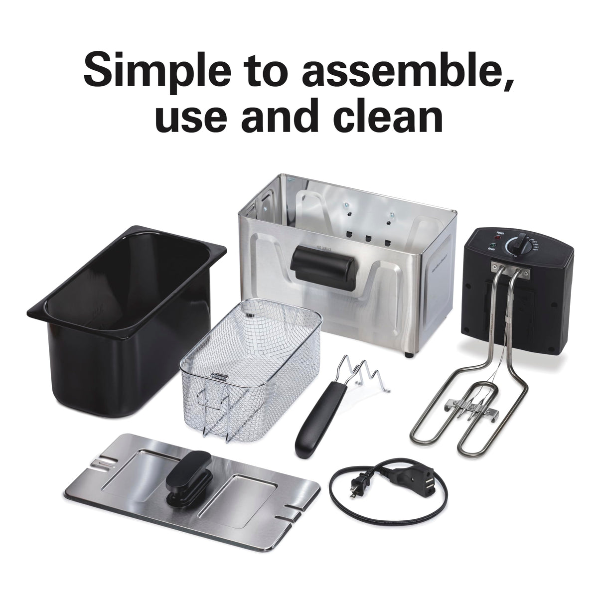 3 Liter Electric Deep Fryer With Basket H5310