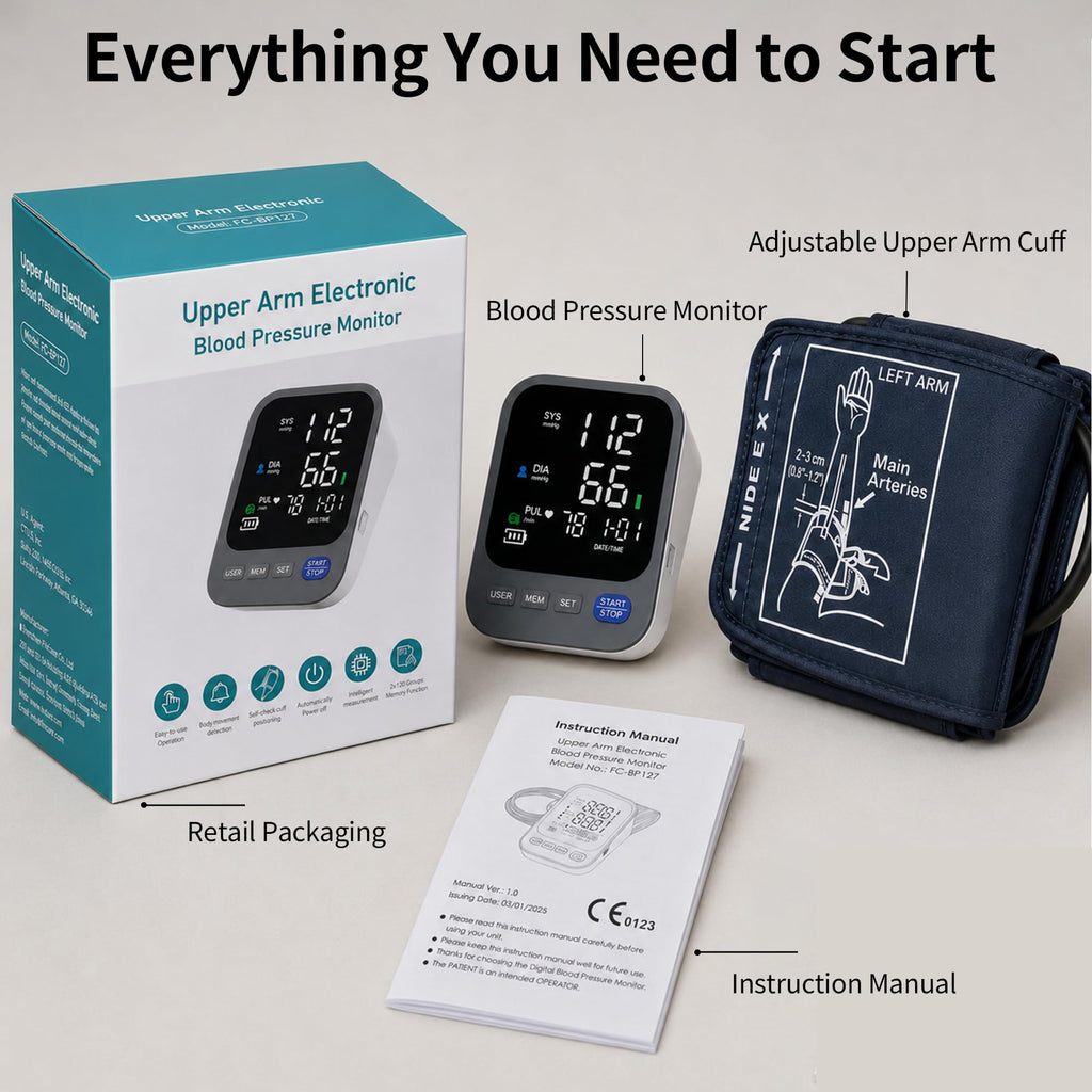 Blood Pressure Monitor with Wide Cuff B66061
