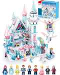 Castle Building Set with Slide, Carriage & Sledge, 9 Minifigures, 1314 PCS U98804