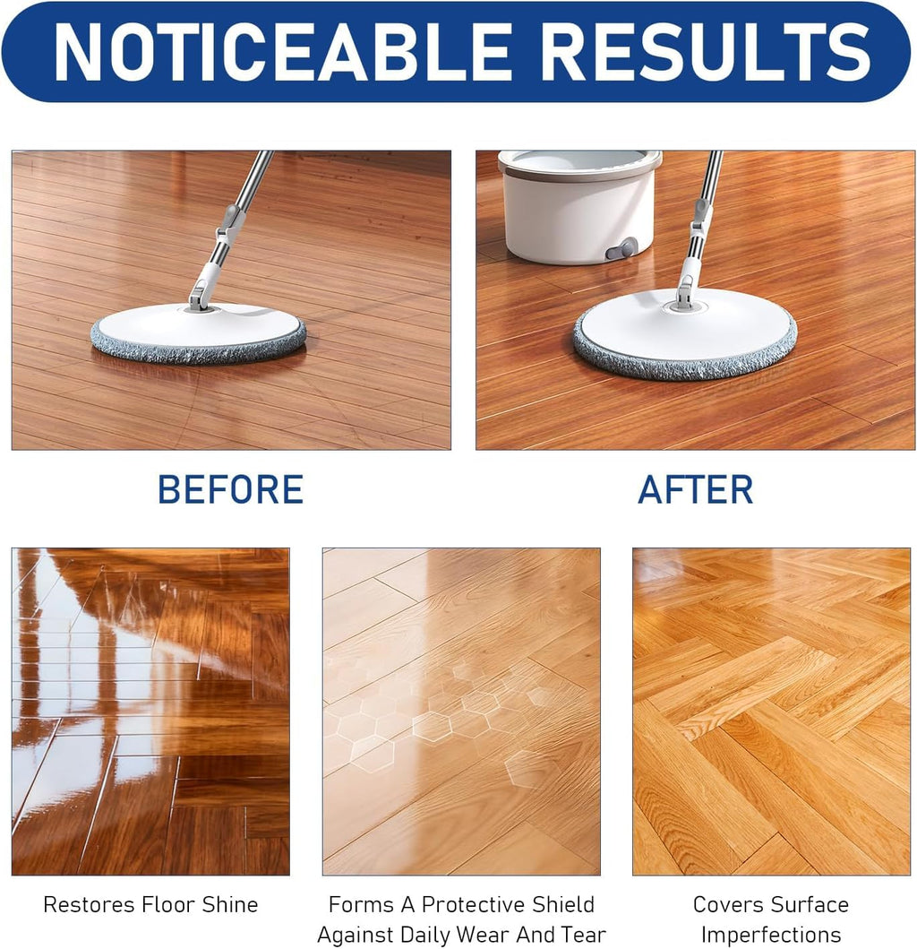 Floor Restore Cleaner, High Solid Content Floor Polish (2 PACK) A8492